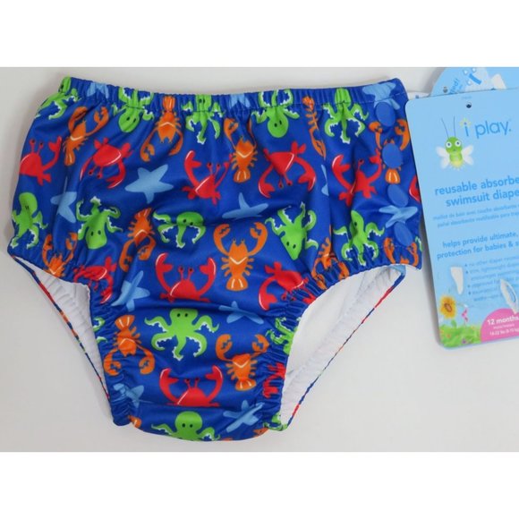 i play Reusable Absorbent Swimsuit Diaper 12 Months - Picture 1 of 8